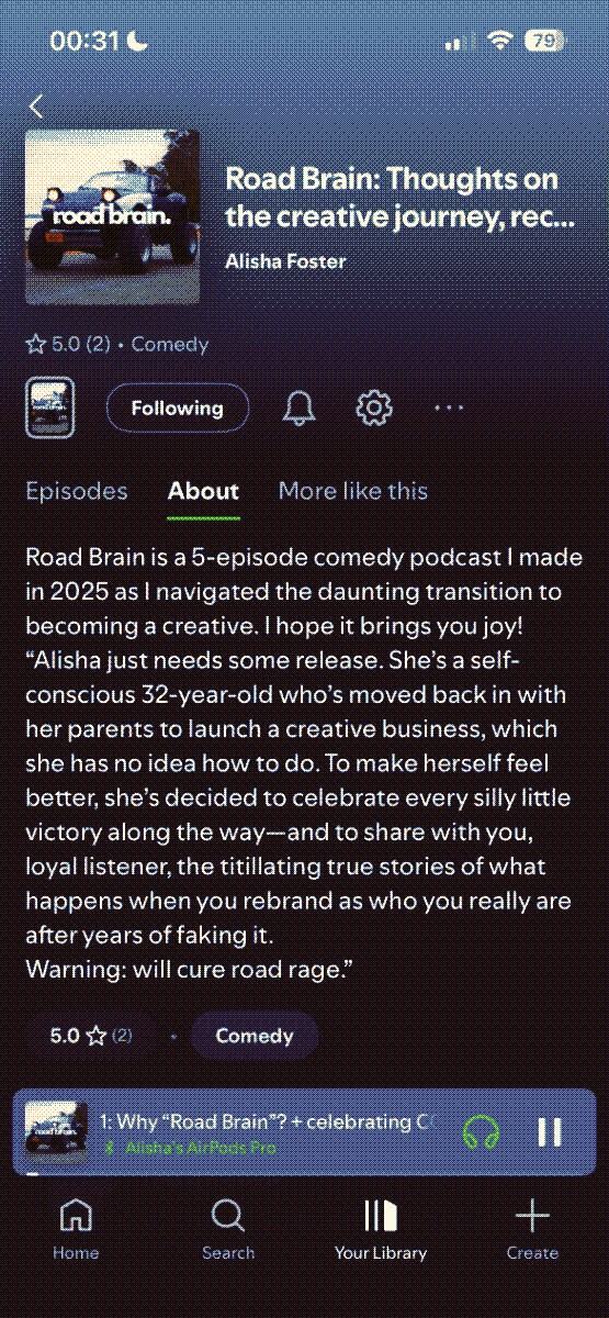 Road Brain podcast